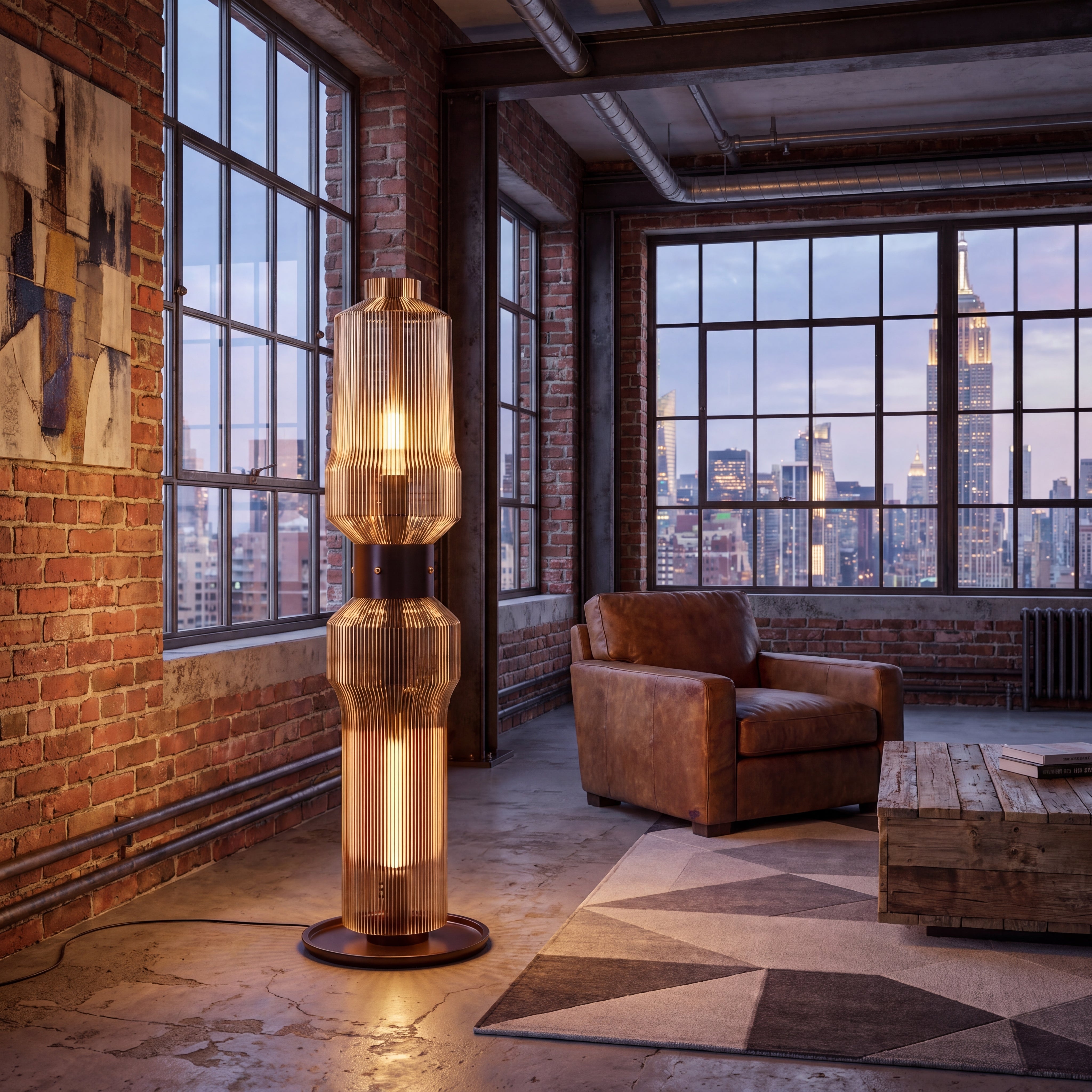 The Concorde - Floorlight - Art Deco Collection