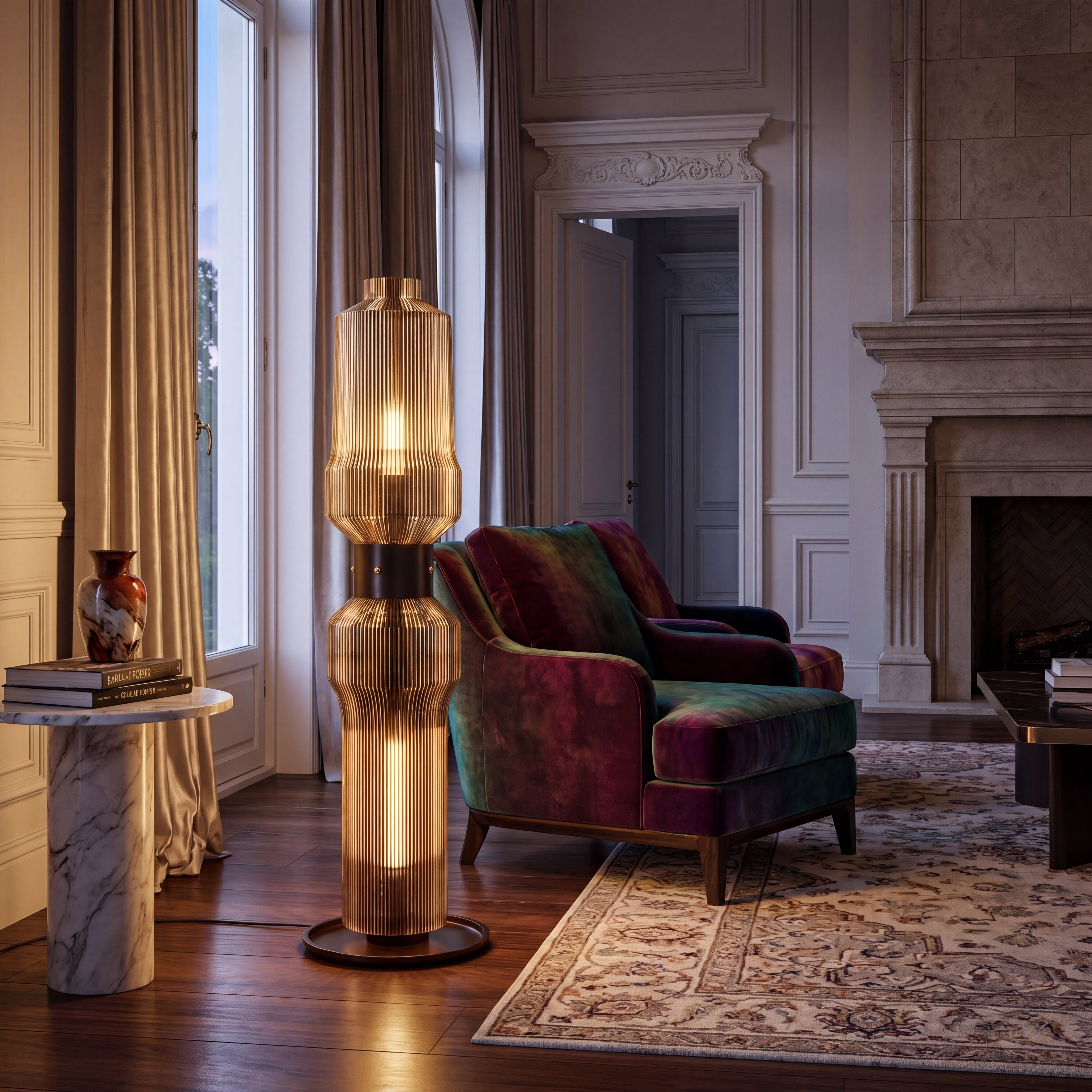 The Concorde - Floorlight - Art Deco Collection
