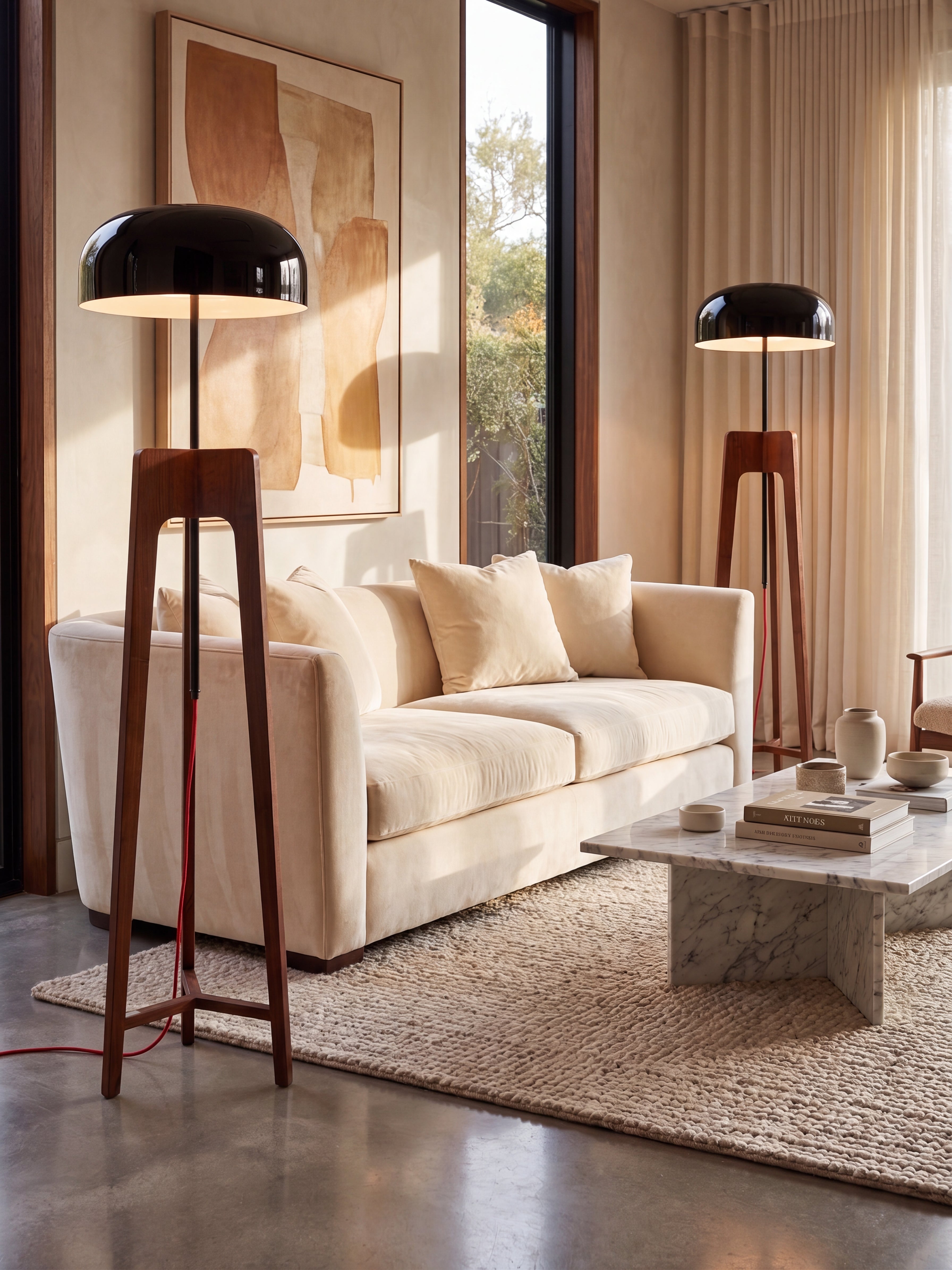 The Crescent Limited Edition Floorlight - Art Deco Collection